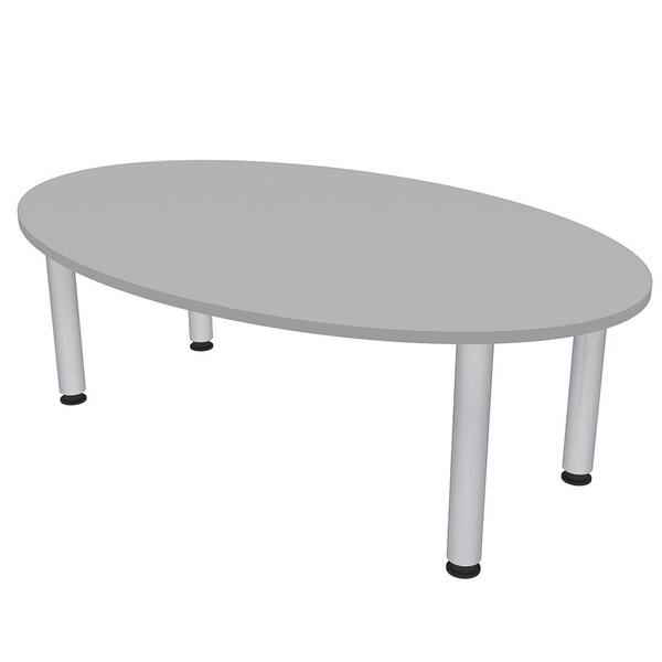 Skutchi Designs 33.5 in W, 69.5 in L, 29 in H, Engineered Wood Top, Grey - HAR-OVL-34X70-PT-01