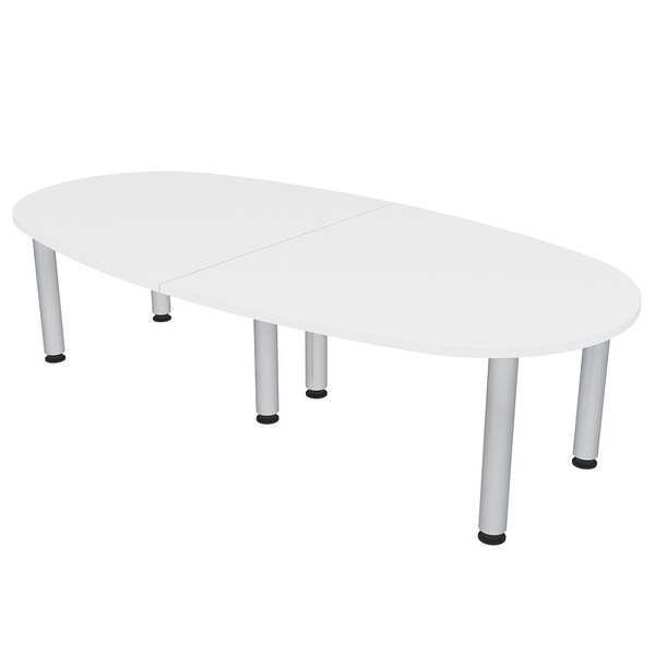 Skutchi Designs 45 in W, 96 in L, 29 in H, Engineered Wood Top, White - HAR-BOVL-46X93-PT-09