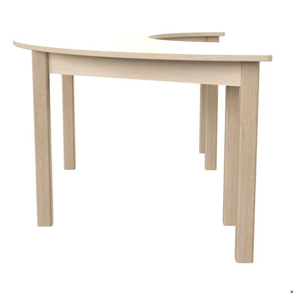 Flash Furniture 29.5 in W, 59 in L, 21 in H, Beechwood, Birch Plywood, Beech - MK-ME088015-GG