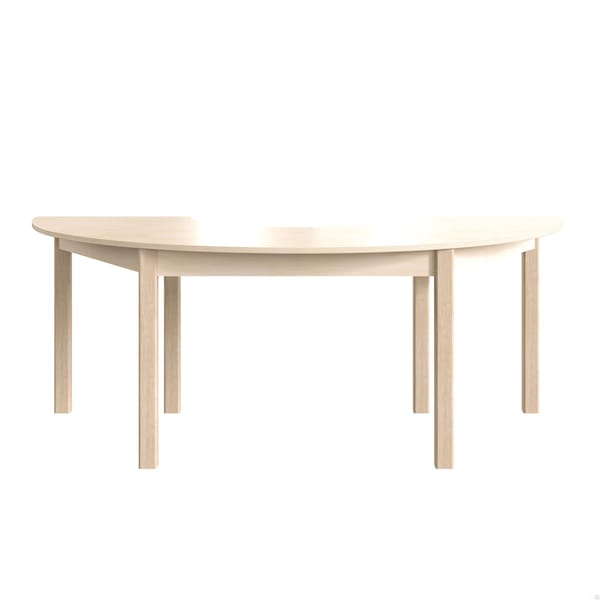 Flash Furniture 29.5 in W, 59 in L, 21 in H, Beechwood, Birch Plywood, Beech - MK-ME088015-GG