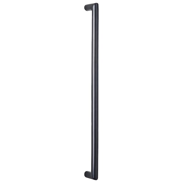 Omnia Center to Center Round Modern Appliance Door Pull Bright Nickel 18" - 9027P/457.14