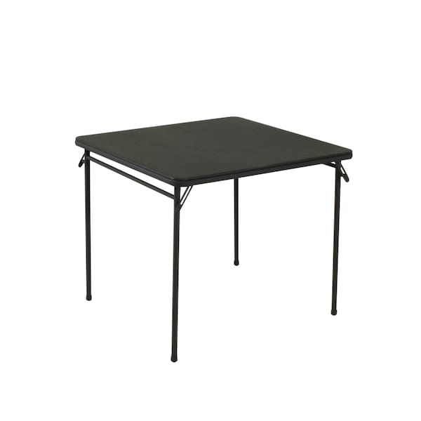 Bridgeport Folding Table, 34" Square, Vinyl Top, Black Color - C696BP14BLK1E