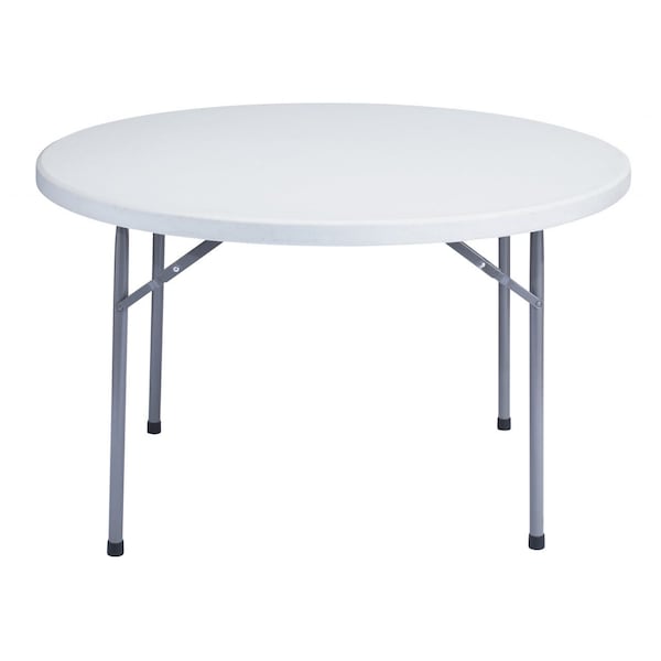 Atlas Commercial Products TitanPRO Plastic Folding Table, 48 Round - PFT2-48R