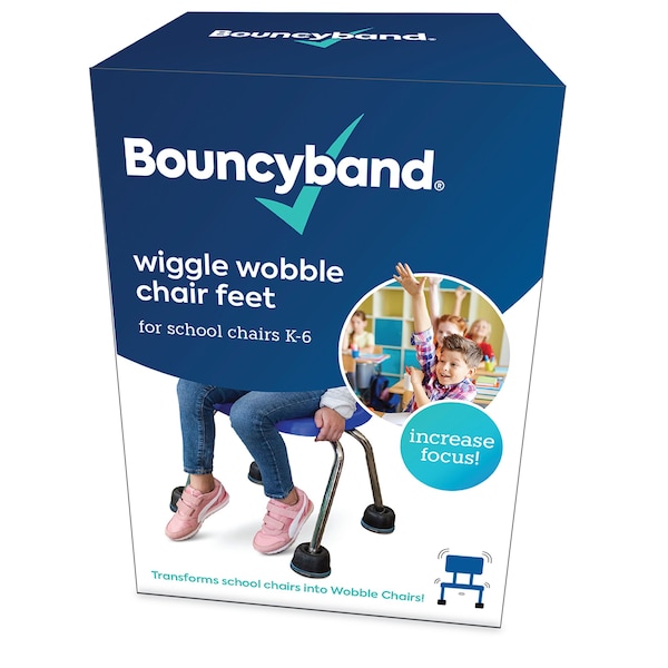 Bouncybands Wiggle Wobble Chair Feet, Set of 4 - WWCF