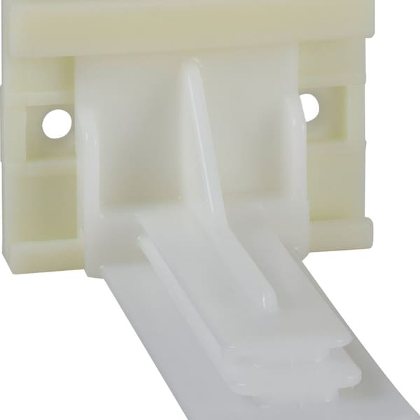 Hardware Resources Adjustable Plastic Rear Bracket for USE-Series Undermount Drawer Slides with 8 mm Dowels - USE-ADJ5