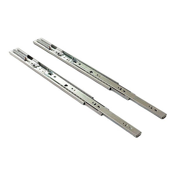 Dtc 22in Soft-close Full Extension Zinc Side Mount Ball Bearing Drawer Slide - 100 Lbs Weight Rating - 4587122H