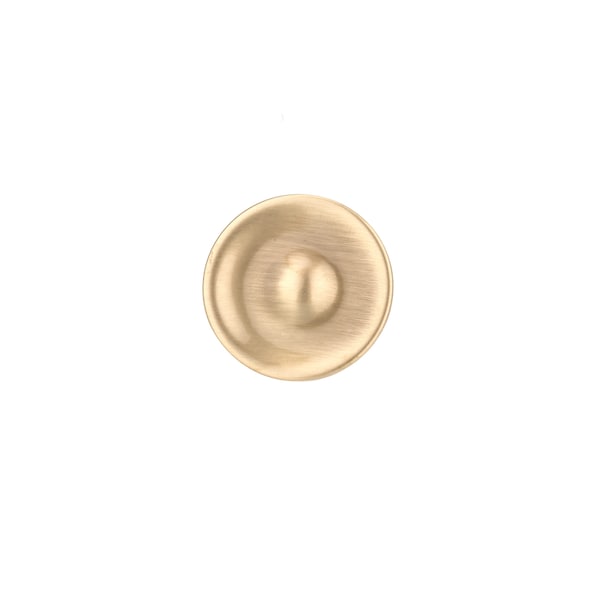 Richelieu 1 3/8 in (35 mm) Satin Brass Traditional Cabinet Knob - BP885535160