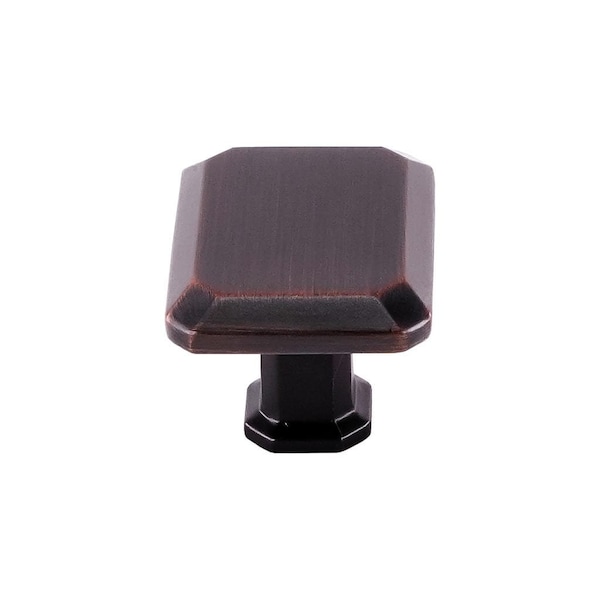 Pride Industrial 1-1/2in Rectangle Cabinet Knob Oil Rubbed Bronze Finish - K9243010B