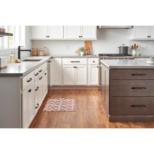 Jeffrey Alexander 1-3/16" Overall Length Matte Black Square Sonoma Cabinet Knob - 431MB