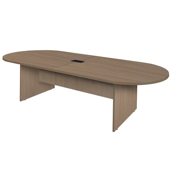 Regency Round 120 in W, 47 in L, Noble Oak - LCTRT12047NO
