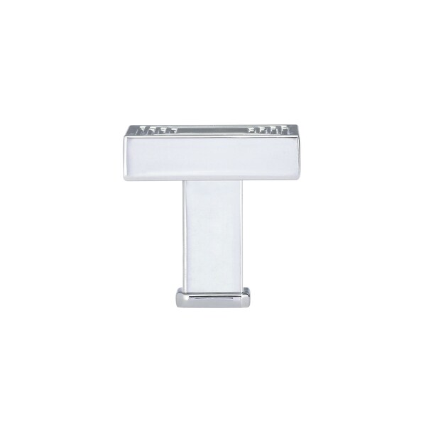 Richelieu 1 3/8 in (35 mm) x 1 3/8 in (35 mm) Chrome Transitional Cabinet Knob - BP87883535140