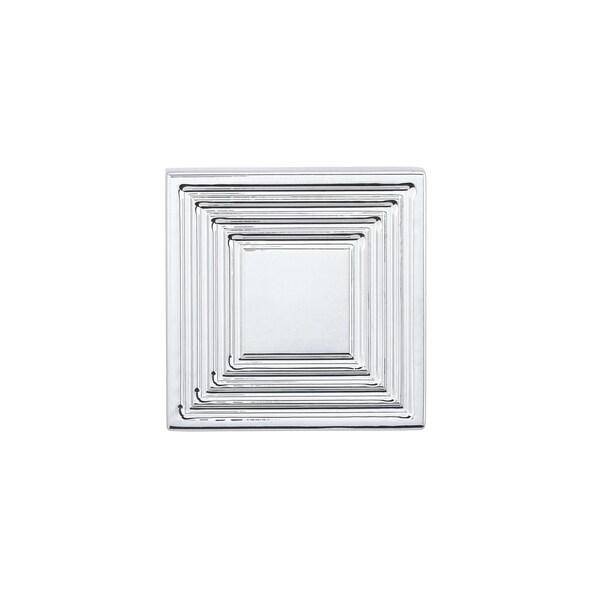 Richelieu 1 3/8 in (35 mm) x 1 3/8 in (35 mm) Chrome Transitional Cabinet Knob - BP87883535140