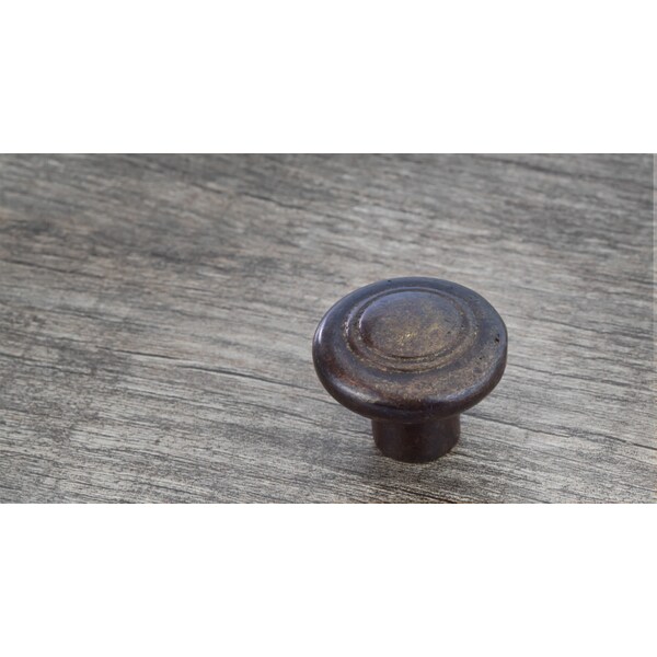 Richelieu 1 3/4 in (45 mm) Copper Bronze Traditional Cabinet Knob - COKN175C3CPB