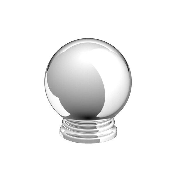 Richelieu Firenze Collection 1 3/16-inch (30 mm) Chrome Traditional Round Closet Door Knob - BP878930140