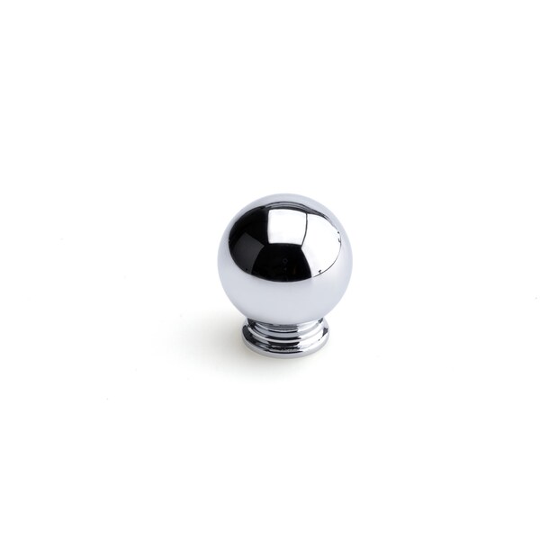 Richelieu Firenze Collection 1 3/16-inch (30 mm) Chrome Traditional Round Closet Door Knob - BP878930140