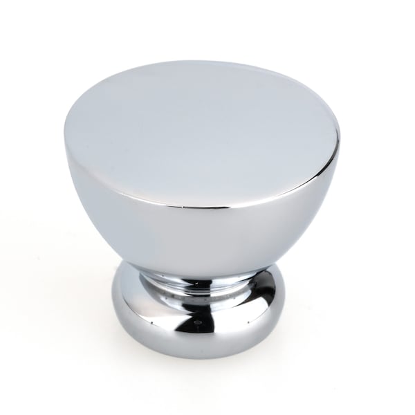Richelieu 1 1/32 in (26 mm) Chrome Contemporary Cabinet Knob - 798626140