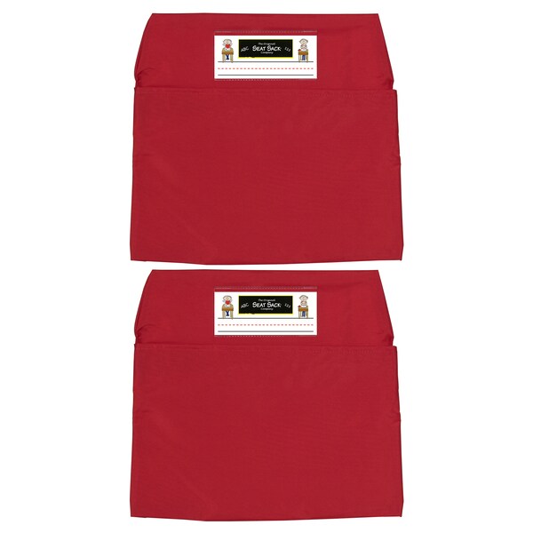 Seat Sack Seat Sack, Large, 17 inch, Chair Pocket, Red, PK2 - 117-RD