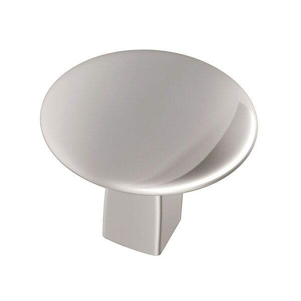 Amerock Riva 1-1/4 in 32 mm Diameter Polished Nickel Cabinet Knob - BP55362PN