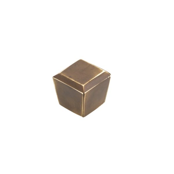 Richelieu 1 1/16 in (27 mm) x 1 1/16 in (27 mm) Mumbai Brown Eclectic Cabinet Knob - BP661436602