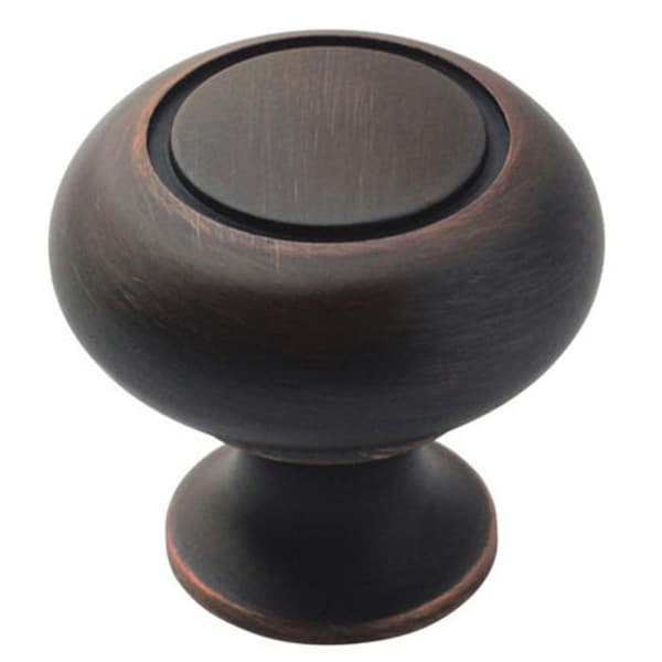 Hd Amerock 1.25 in. Knob- Oil Rubbed Bronze - A53011 ORB
