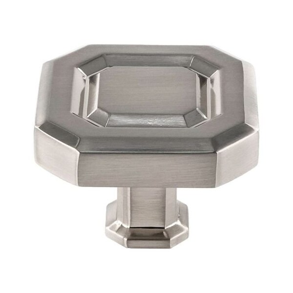 Crown 1-3/4" Monaco Cabinet Knob Satin Nickel Finish - CHK93122SN