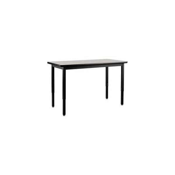 National Public Seating Interion Utility Table - 48 x 30 - Gray Nebula - 695747GY