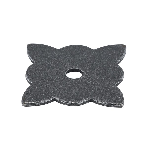 Richelieu 1 3/8 in. X 1 3/8 in. (35 mm x 35 mm) Natural Iron Traditional Forged Iron Cabinet Knob - BP213635908