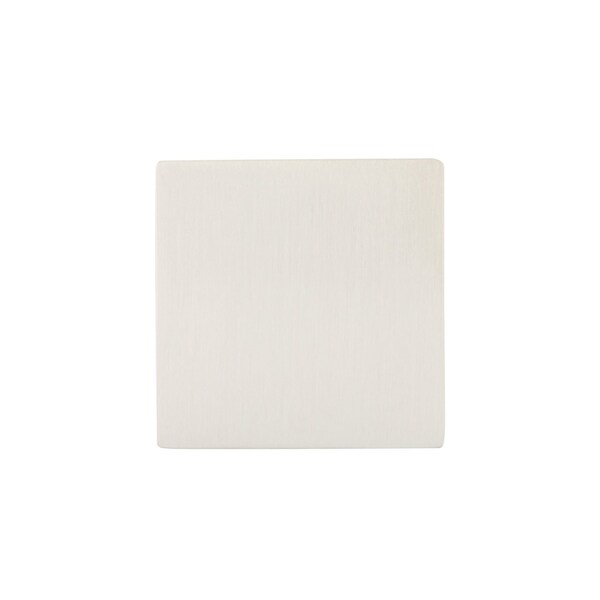 Richelieu 1 9/16-inch (40 mm) x 1 9/16-inch (40 mm) Brushed Nickel Contemporary Cabinet Knob - BP404016195