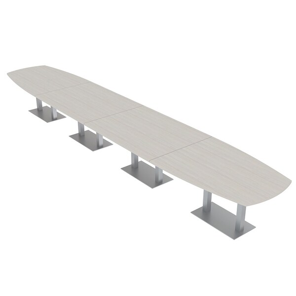 Skutchi Designs Arc Boat 45 in W, 240 in L, Ivory - HAR-ABOT-48X240-DOU-K458