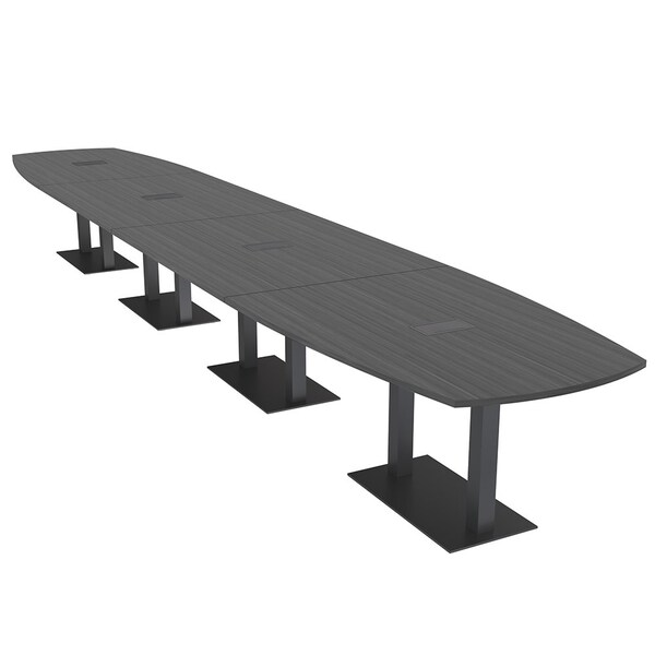 Skutchi Designs Arc Boat 45 in W, 240 in L, Grey - HAR-ABOT-48X240-DOU.BK-WA7949-EBLK