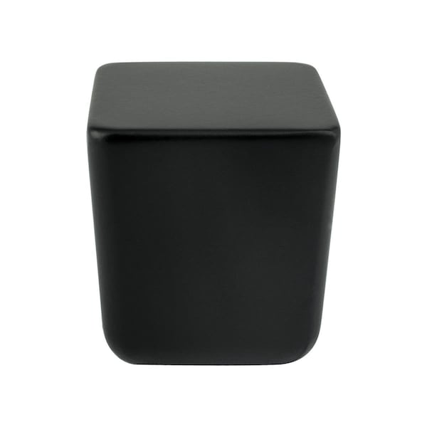 Berenson Hardware Mini Zinc Square Knob, Black - Large - 1343-1055-C