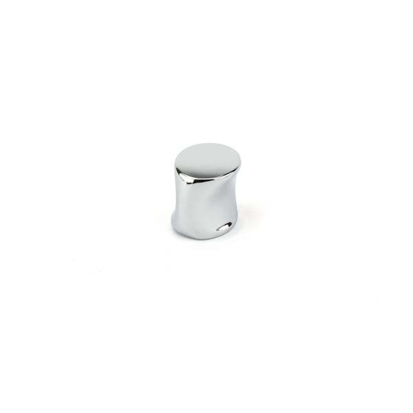 Richelieu 1 3/16-inch (30 mm) x 7/8-inch (22 mm) Chrome Contemporary Cabinet Knob - BP8287130140