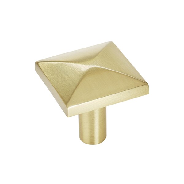 Amerock Extensity 1-1/8 in 29 mm Length Golden Champagne Cabinet Knob, 10PK - 10BX29370BBZ