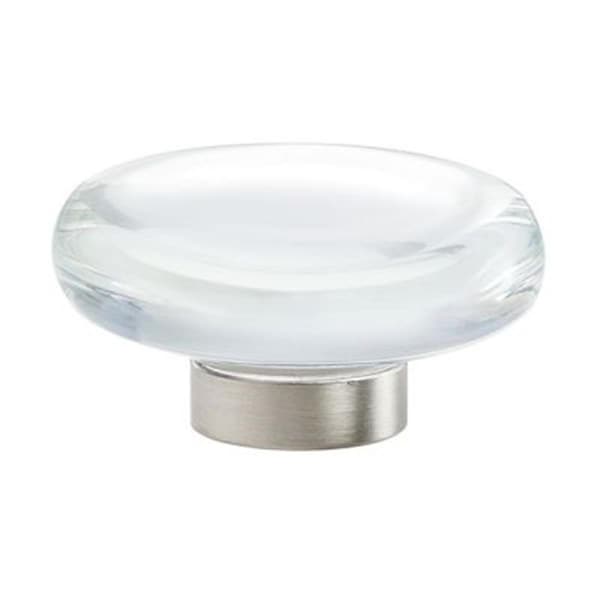 Gardencare 1.75 in. Knob Glacio - Satin Nickel - GA643547