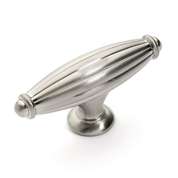Templeton Super Saver Fluted Cabinet Knob, Satin Nickel - TE2569145