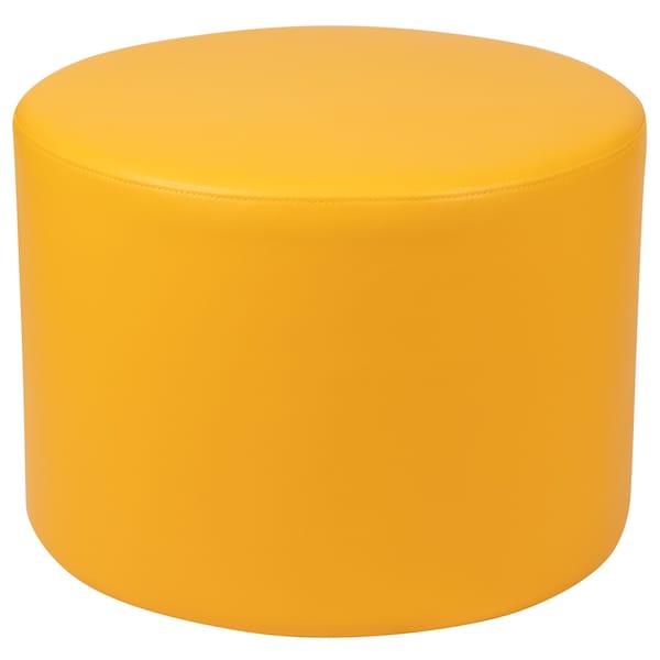 Flash Furniture Large Soft Seating Flexible Circle for Classrooms and Common Spaces - Yellow (18" Height x 24" Diameter) - ZB-FT-060R-18-YEL-GG
