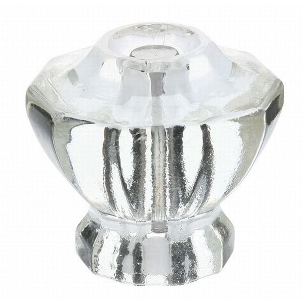Patioplus 1.5 in. Astoria Clear Cabinet Knob, Clear - PA3239997