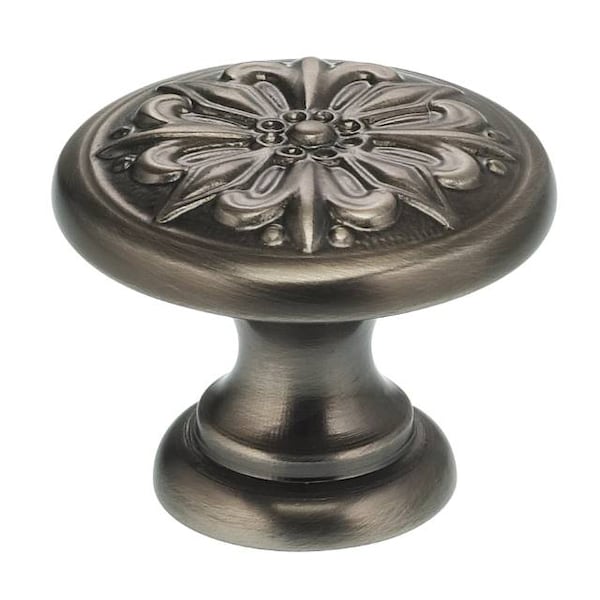 Omnia Ornate Cabinet Knob Antique Nickel 1-3/16" - 7105/30.15A