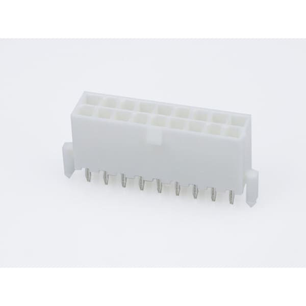 Molex Rectangular Power Connector, 18 Contact(S), Male, Solder Terminal, Plug - 39299187