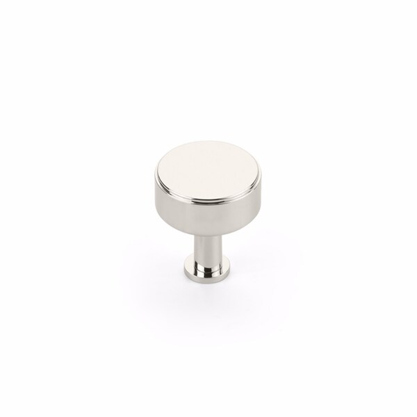 Schaub 1-1/4in Center to Center Pub House Cabinet Knob Polished Nickel Finish - 5102-PN