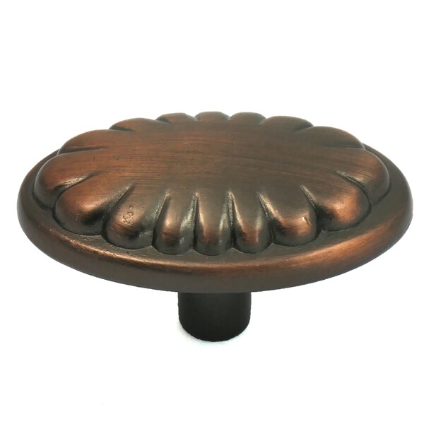 Laurey 1 5/8" Windsor Flower Knob, Venetian Bronze - 24377