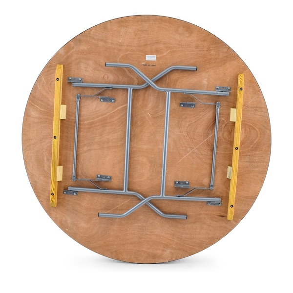 Atlas Commercial Products Titan Series 54 Round Wood Folding Table - WFT5-54R