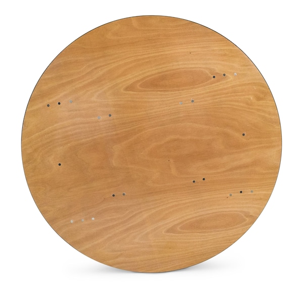 Atlas Commercial Products Titan Series 54 Round Wood Folding Table - WFT5-54R