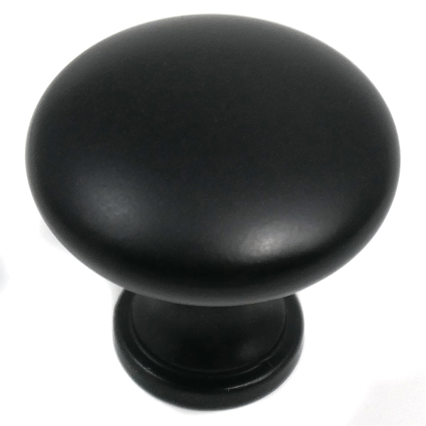 Laurey 1 38" Hollow Steel Knob, Matte Black - 54620