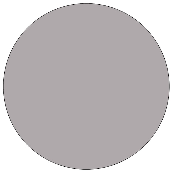 Flash Furniture Round Activity Table, 48" W, 48" L, 25.37" H, Laminate, Grey - XU-A48-RND-GY-T-P-CAS-GG