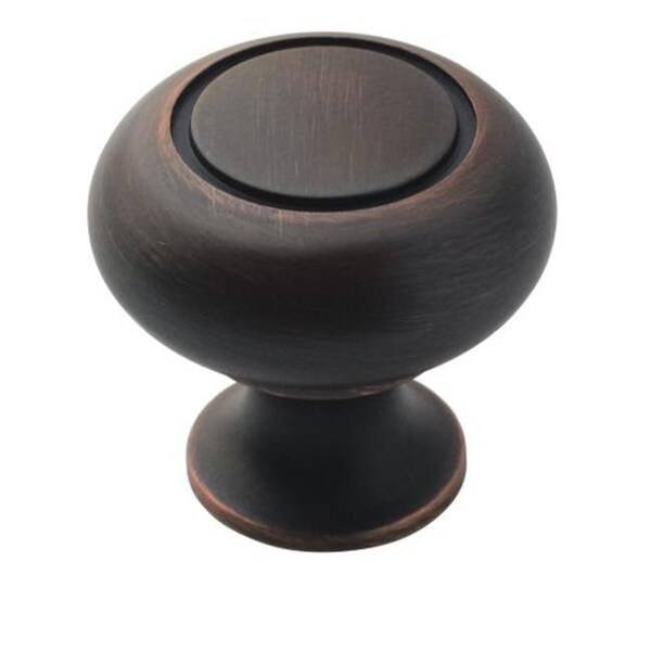 Amerock Amerock BP53011ORB Allison Value Hardware Round Knob - Oil Rubbed Bronze - BP53011ORB