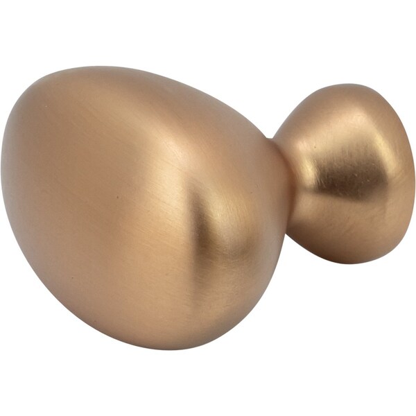 Designperfect 1-1/4 Overall Length Oval Cabinet Knob, Champagne Bronze/Gold, 10PK - DPA10B7KCBZ