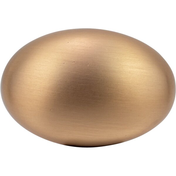 Designperfect 1-1/4 Overall Length Oval Cabinet Knob, Champagne Bronze/Gold, 10PK - DPA10B7KCBZ