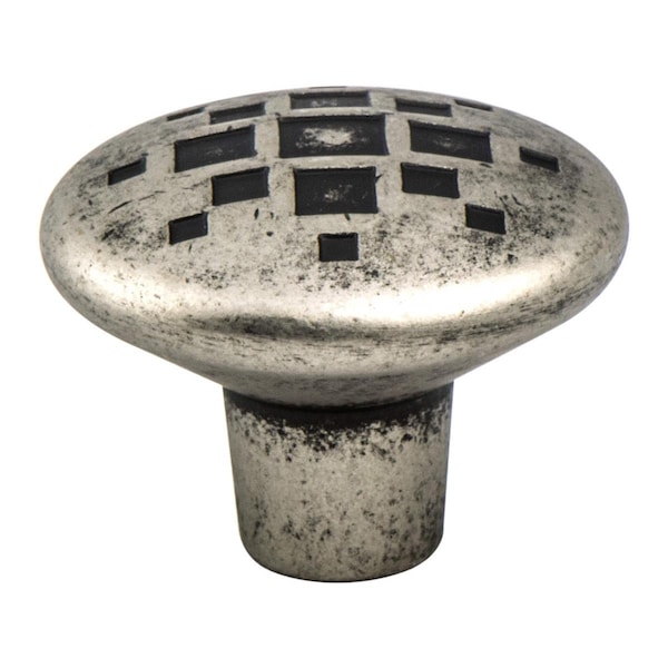 Berenson 1.312 in. dia. Overture Knob with Rustic Nickel - 7115-1RN-C