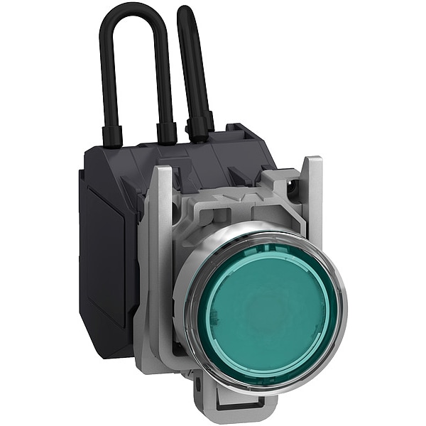 Schneider Electric Luz piloto, verde, 22mm, LED - XB4BW23BM5GEX